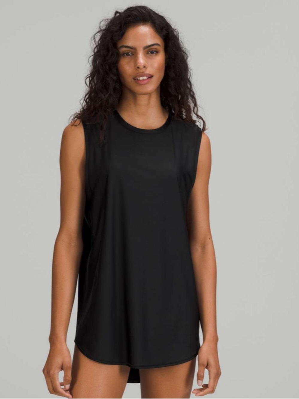 Lululemon Waterside Sleeveless Cover-Up Black Size Large